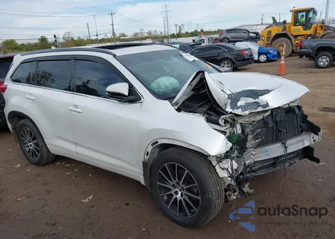 2018 Toyota Highlander Se from USA, damaged, VIN 5TDJZRFH2JS497482
